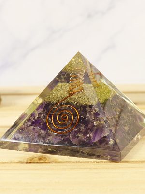 Orgone Generator Pyramid - Amethyst